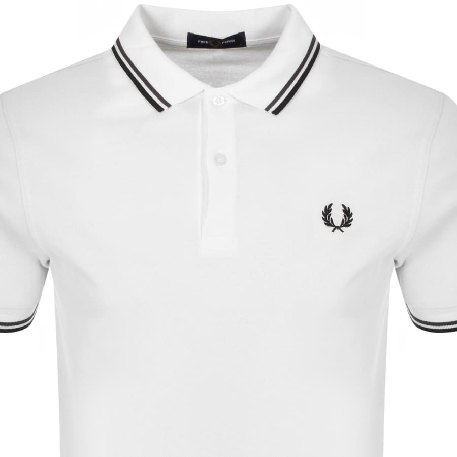 Alternative Image for ProductFred Perry Twin Tipped Polo T Shirt White2